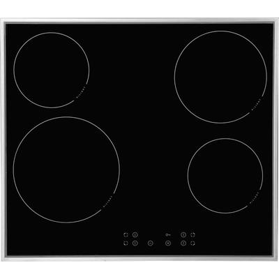 AMICA Elektro-Kochfeld, schwarz, B:57,5cm H:5,6cm T:50,5cm, Kochfelder, Einfache Bedienung für entspanntes und gleichmäßiges Kochen