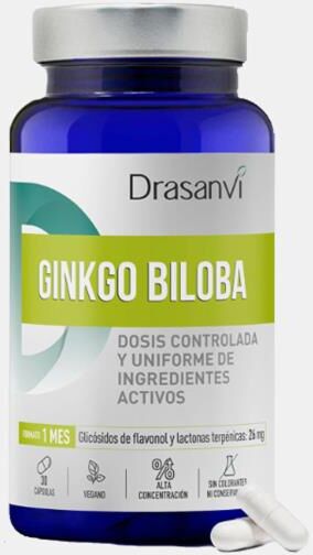 DRASANVI GINKGO BILOBA 30 CAPS BOTE NUTRABASICOS