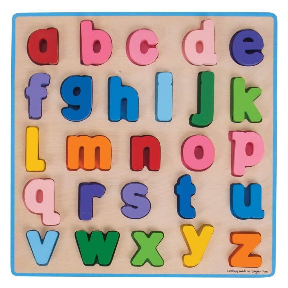 Bigjigs Chunky Alphabet Puzzle Kleinbuchstaben (BB106)
