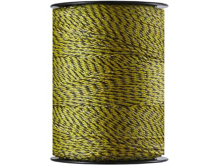 VEVOR Fil de Clôture Électrique\, 1026 m\, Corde en Fibre PEHD Tissée et 6 Brins de Fil Acier Inox\, Diamètre 3 mm\, Conductivité Fiable\, Résistant à Rouille\, Corde de Clôture pour Chevaux\, Bovins\, Bétail