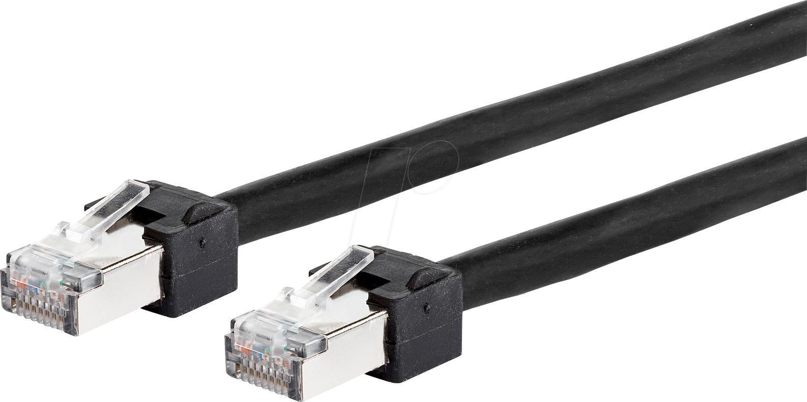Metz Connect Patchkabel Cat.6 Ultraflex500, zwart, 0,5 meter