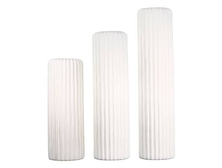 Casablanca Vase - Fjord - Kera.weiß matt