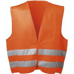 Polyester Warnschutzweste orange