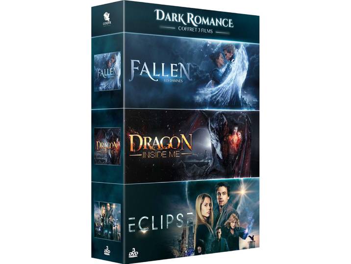 Dark romance - Coffret 3 films : Fallen + Dragon Inside Me + Eclipse