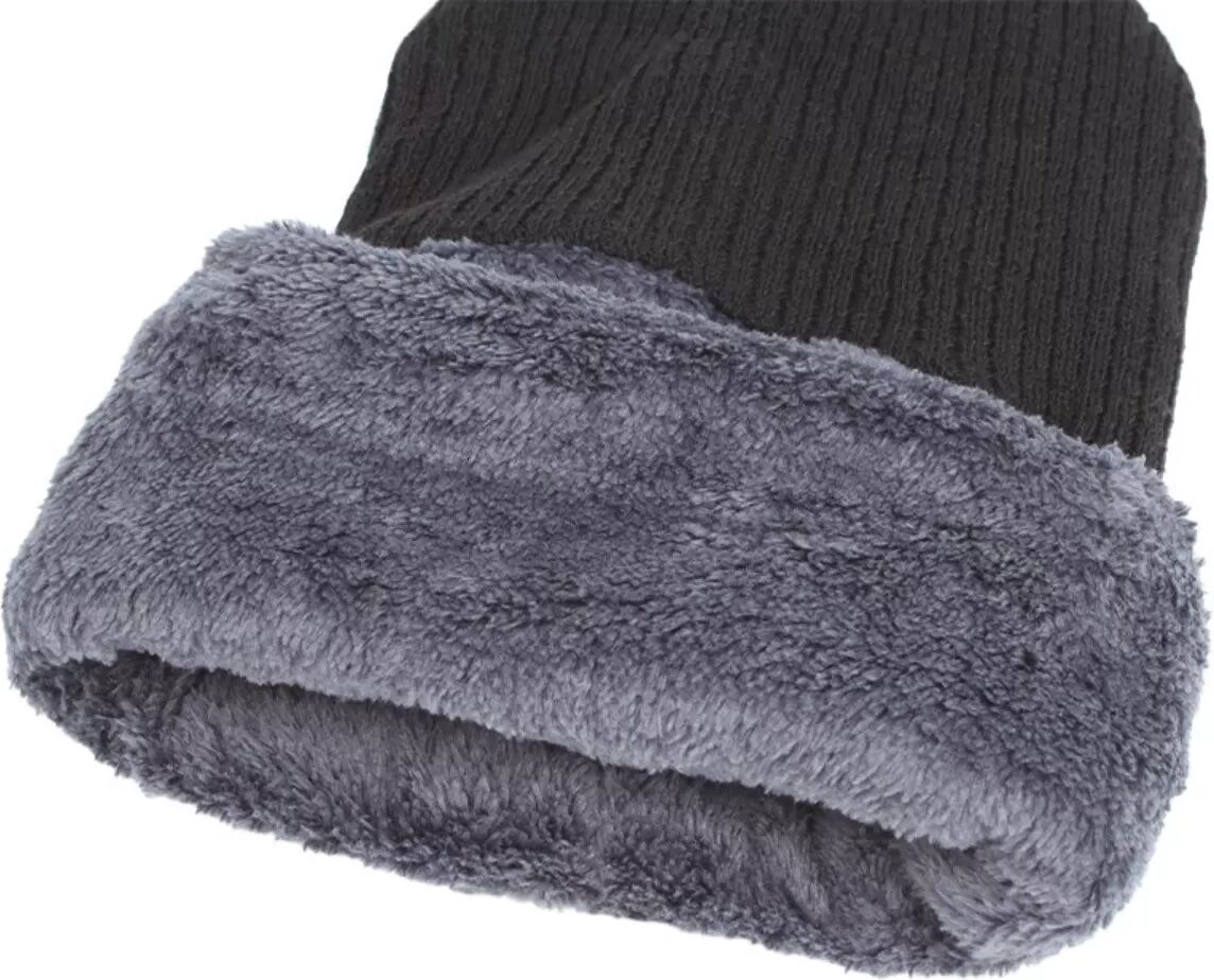 INF Bonnet de cyclisme thermique coupe-vent pour l'extérieur - Masque et cache-cou Le noir