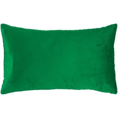 Dekokissen PAD "Elegance", grün (rich grün, unifarben), B:25cm L:50cm, Polyester, Dekokissen_Sitzkissen_Kissenhüllen, Design als Basic, aus Samt, elegante Optik, in verschiedenen Größen