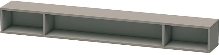 Duravit L-Cube Regalelement LC120104343 100 x 14 cm, basalt matt, 3 Fächer, horizontal