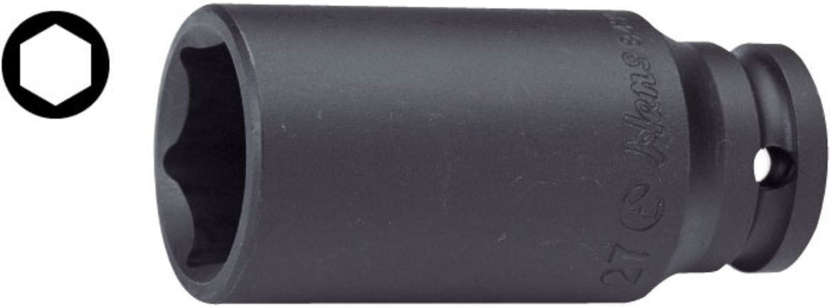 Schlagbuchse 1/2 zoll 6-Eckig HANS 84300M/28