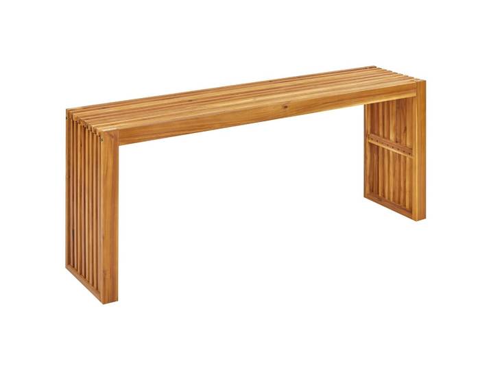 GARTENTISCH Akazienholz hellbraun 150/35 cm Bellano