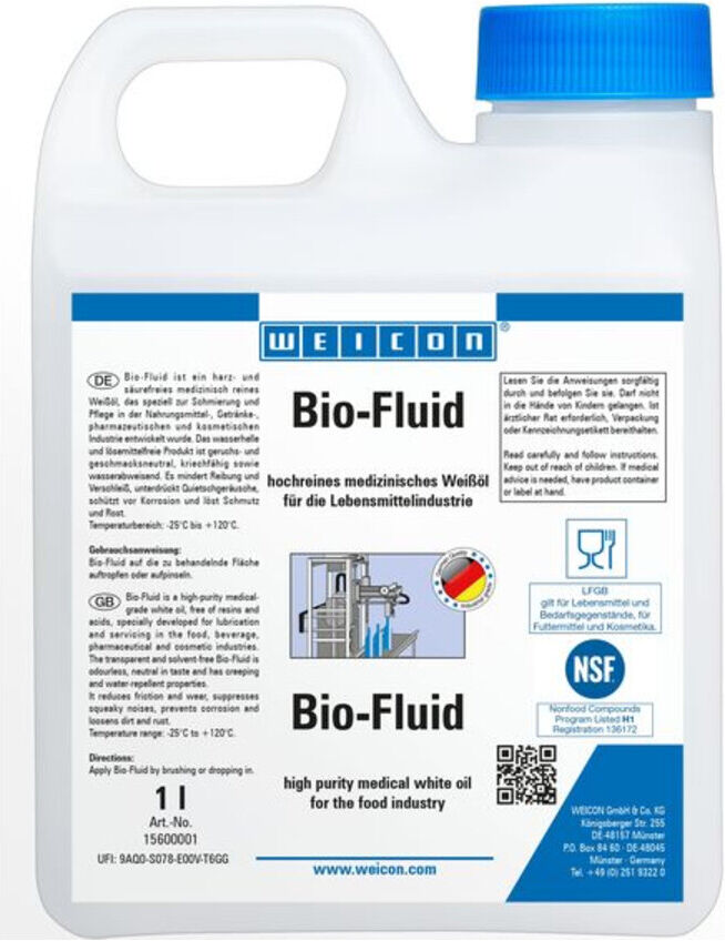 Weicon Fluid medizinisches Weißöl 1 L (10007622)
