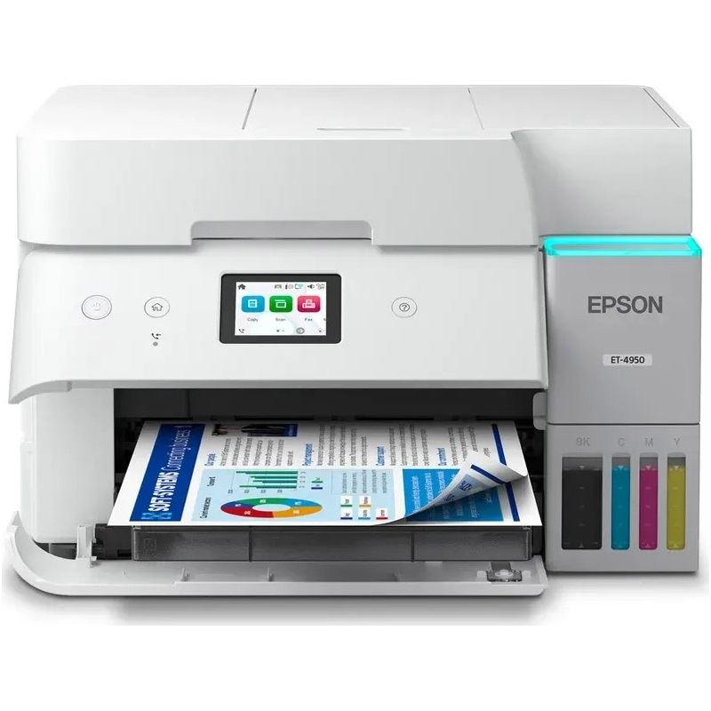 EPSON EcoTank ET-4956 4 in 1 Tintenstrahl-Multifunktionsdrucker weiß