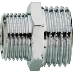 Fitting verchromt Reduziernippel (AG) (Ausführung: 1/2''AG - 3/8''AG)