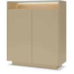 KOMMODE PORTA 103,2/119,2/39,5cm mit Schubladen 2 Türen Beige