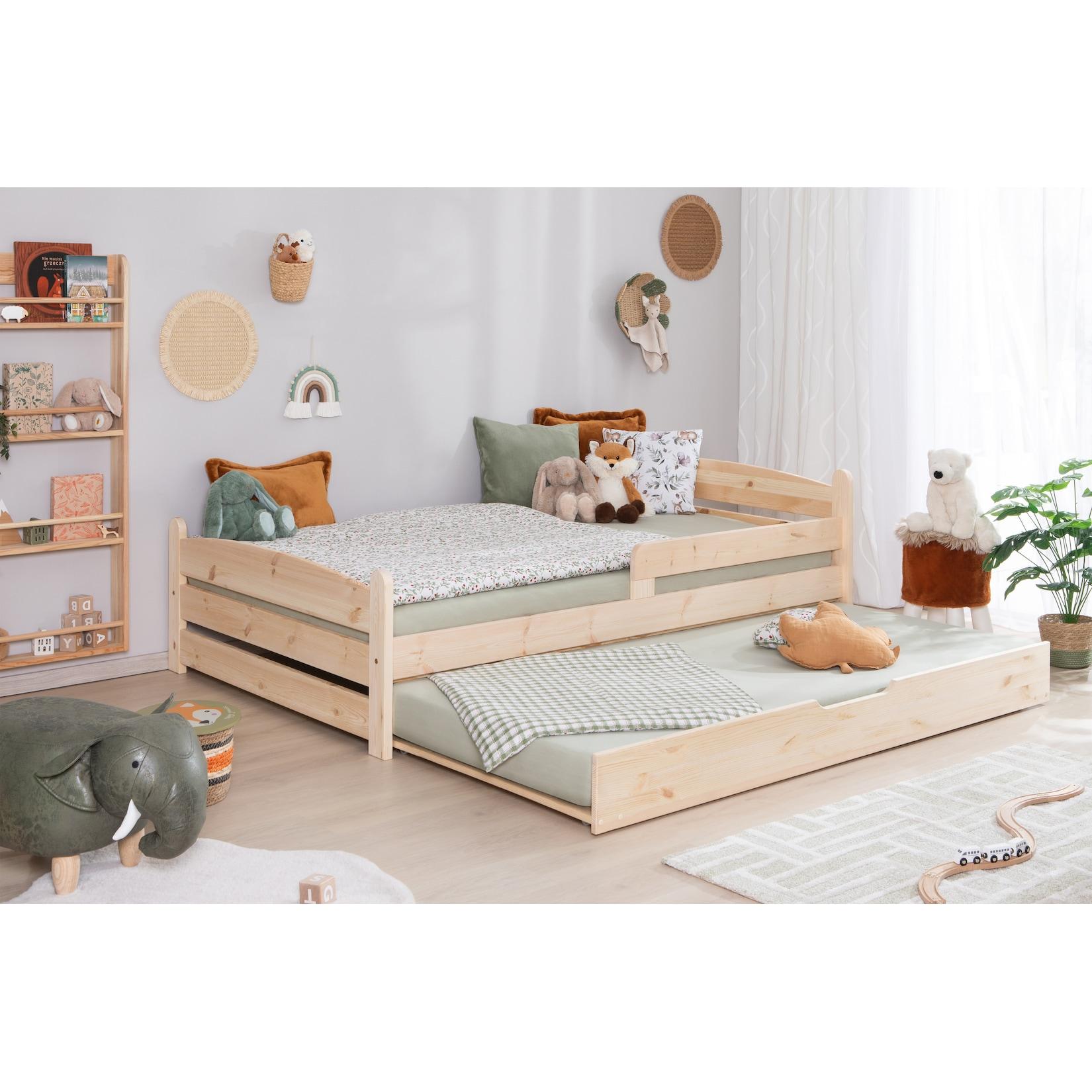 TiCAA Einzelbett „Mello“, Kinderbett, Jugendbett, Schlafzimmer, Kinderzimmer