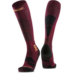 X-Socks, Unisex, Sportsocken, Ski Perform OTC (42 - 44), Orange, Rot