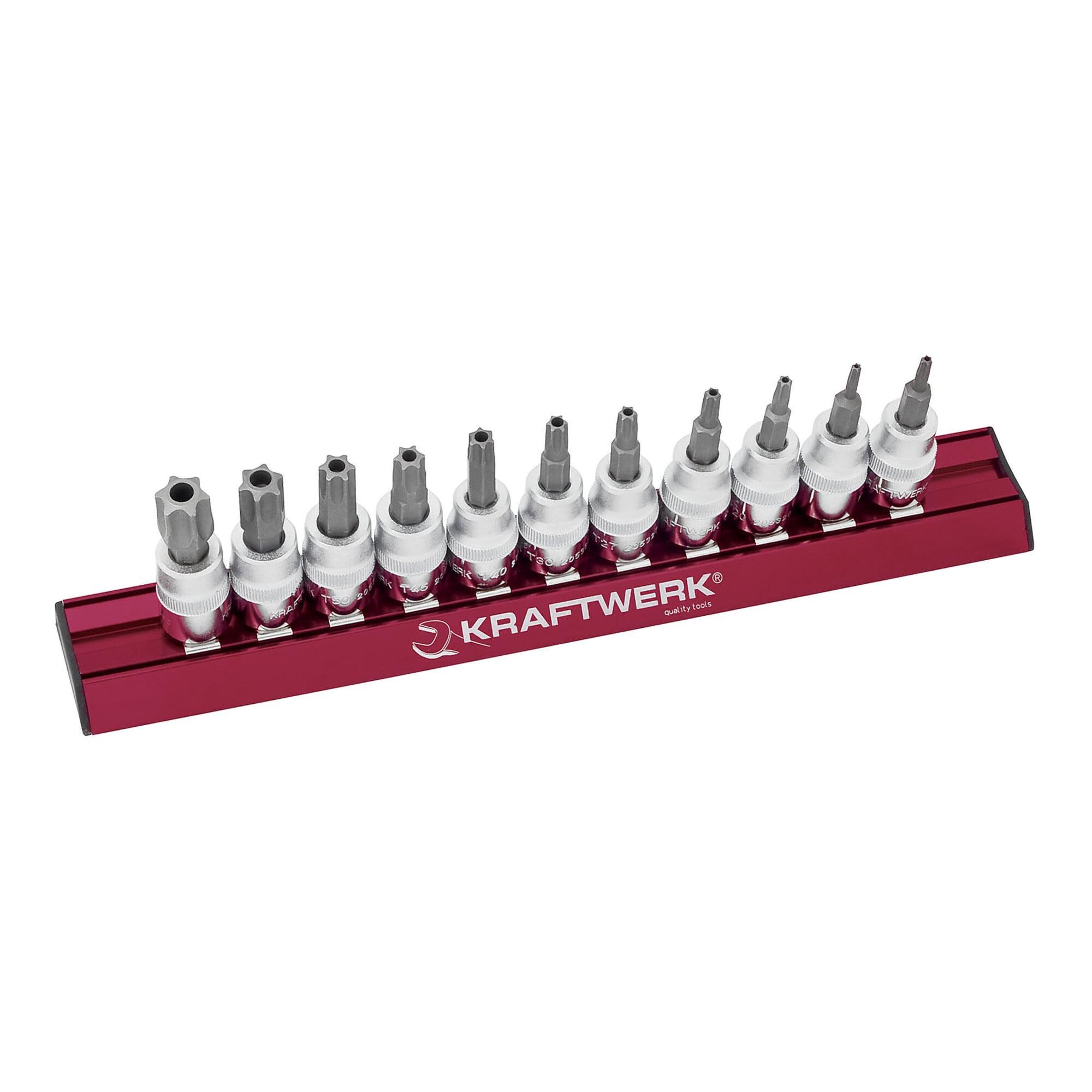 Kraftwerk Loch-TX-Bit-Steckn.satz MAGALU 3/8", 11-tlg. (205399)