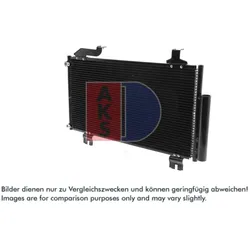 Kondensator Klimaanlage AKS DASIS 102032N für Honda Accord VIII