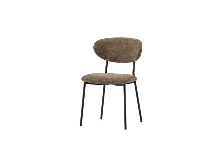 Chaise de salle à manger chenille vert KJELD