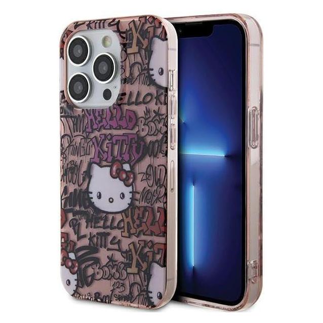Hello Kitty HKHCP13XHDGPTP iPhone 13 Pro Max 6.7" różowy/pink hardcase IML Tags Graffiti (Apple iPhone 13 Pro Max) (1696244904)