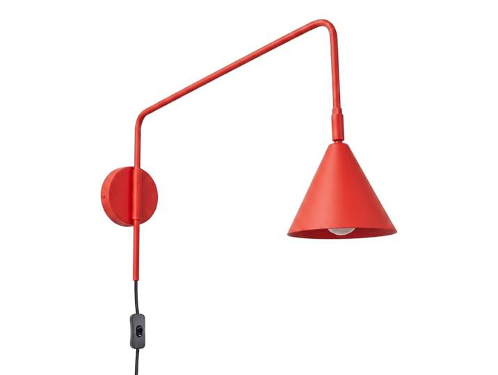 Applique acier rouge h 30 cm