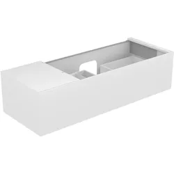 edition 11 waschtischunterbau mit auszug u. beleuchtung 1400 x 350 x 535 mm eiche hell/eiche hell wtu edition 11 31164,1 auszug, bel., eiche hell/eiche hell