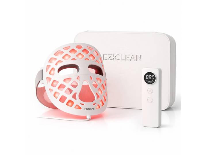 Masque LED Intégral Stimulateur d'Éclat 4-en-1 EZIClean Skin-Boost X