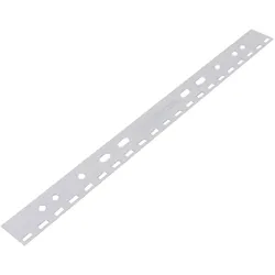 100 Abheftstreifen für Plastikbinderücken A4, transparent, 100 Stück, PVC