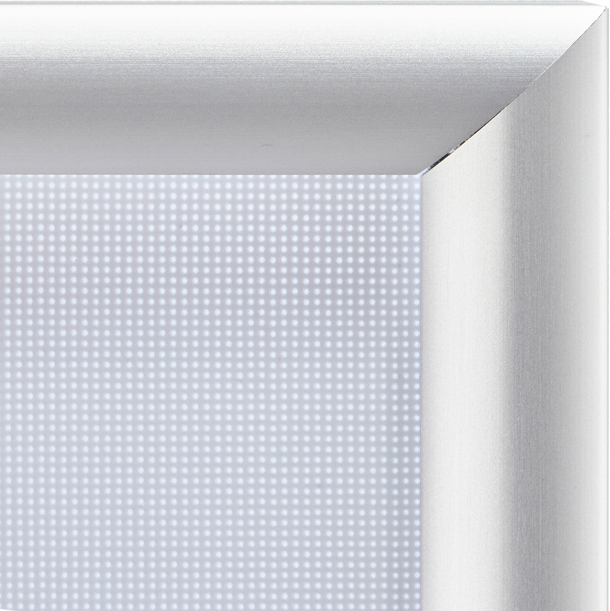 SPRINTIS Cadre clic-clac LED B2, aluminium, argent