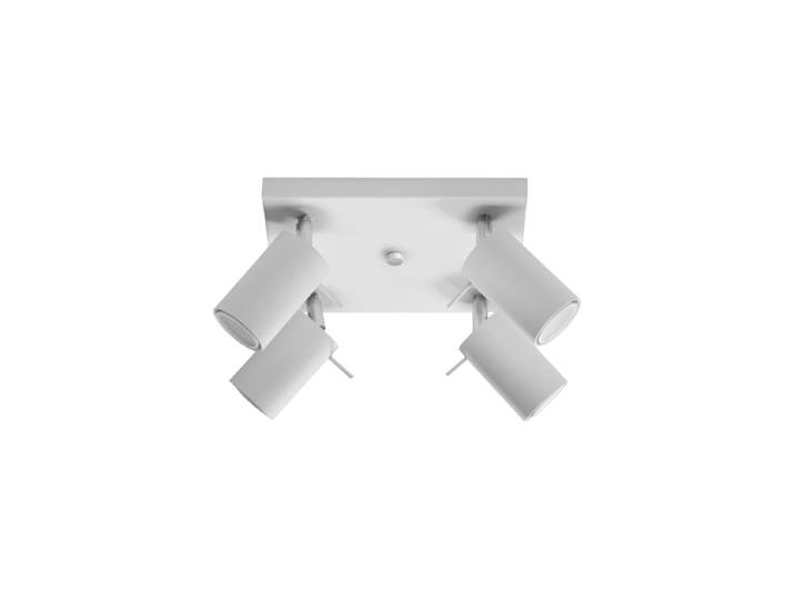 Design Deckenlampe „Ring“ 4-flammig Weiss Sollux Lighting