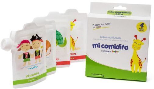 Irisana My Little Food Wiederverwendbare Beutelbox mit 4 Einheiten