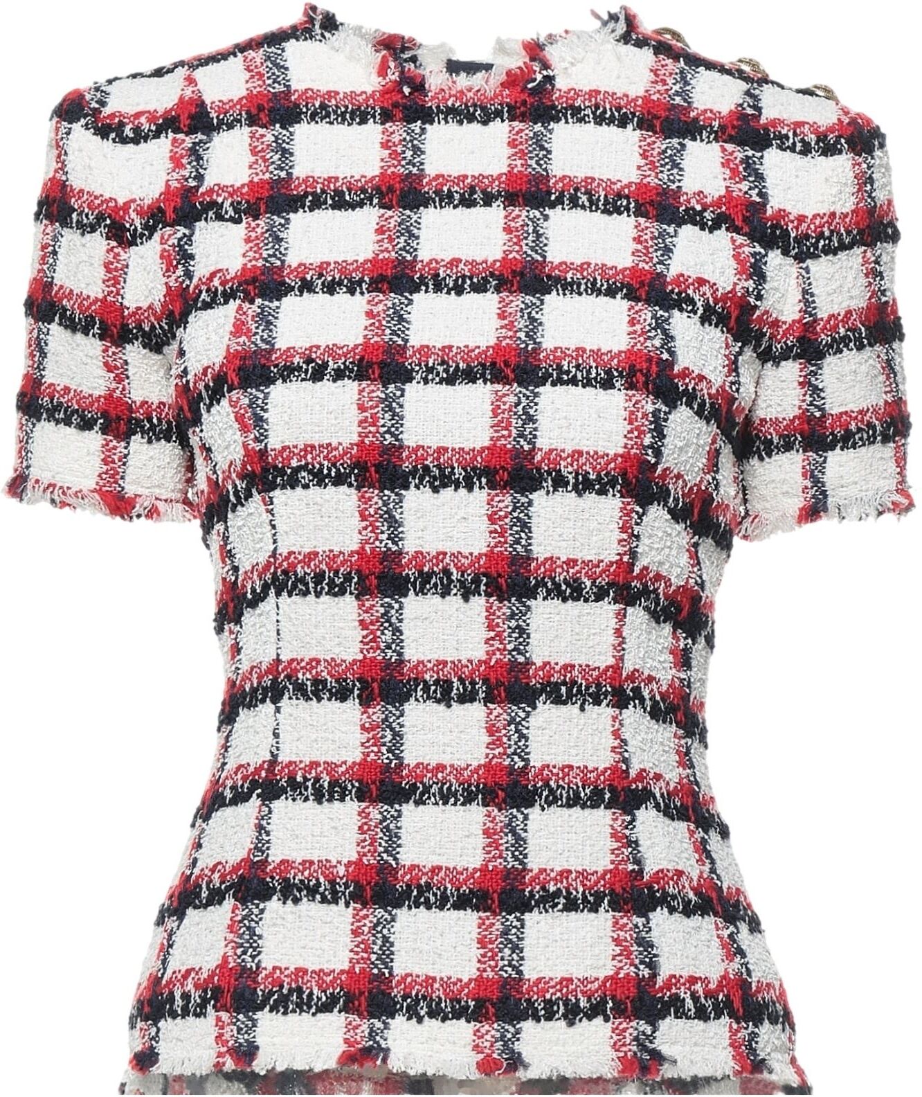 Balmain Top Mujer Blanco 40 Mujer