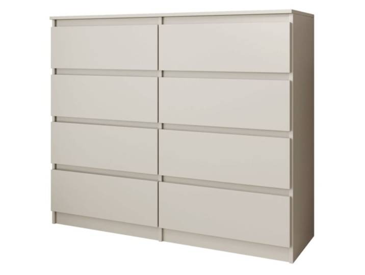 Commode avec 8 tiroirs, cachemire, 100 cm