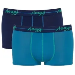 Sloggi 2P For Men Start Hip Blau Baumwolle Medium Herren