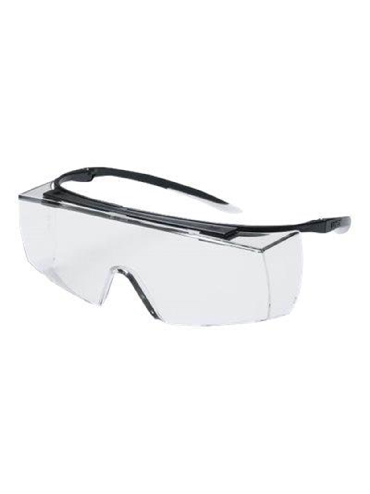 Uvex super f OTG spectacles black/clear
