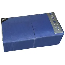 Papstar, Servietten, Zelltuchservietten dunkelblau (250 Stk., 33 x 33 cm)