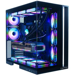 Antec Case C8 Curve Wood (ATX, E-ATX, ITX, mATX), PC Gehäuse, Braun, Transparent, Schwarz