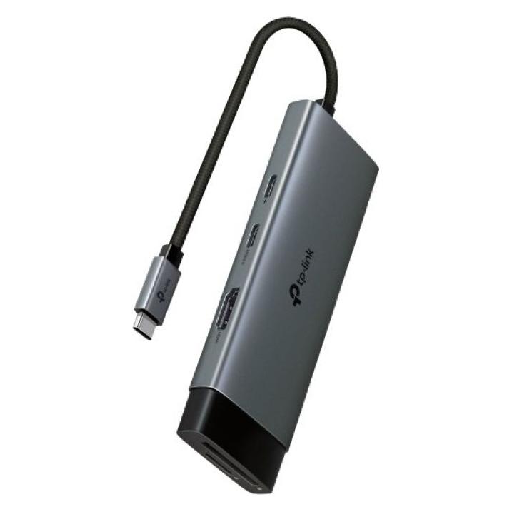 TP-Link USB TYP-C 7-PORT HUB 1XHDMI 1XCARD 2XUSB-A 1XUSB-C (USB-C, 7 Ports) (UH7020C)