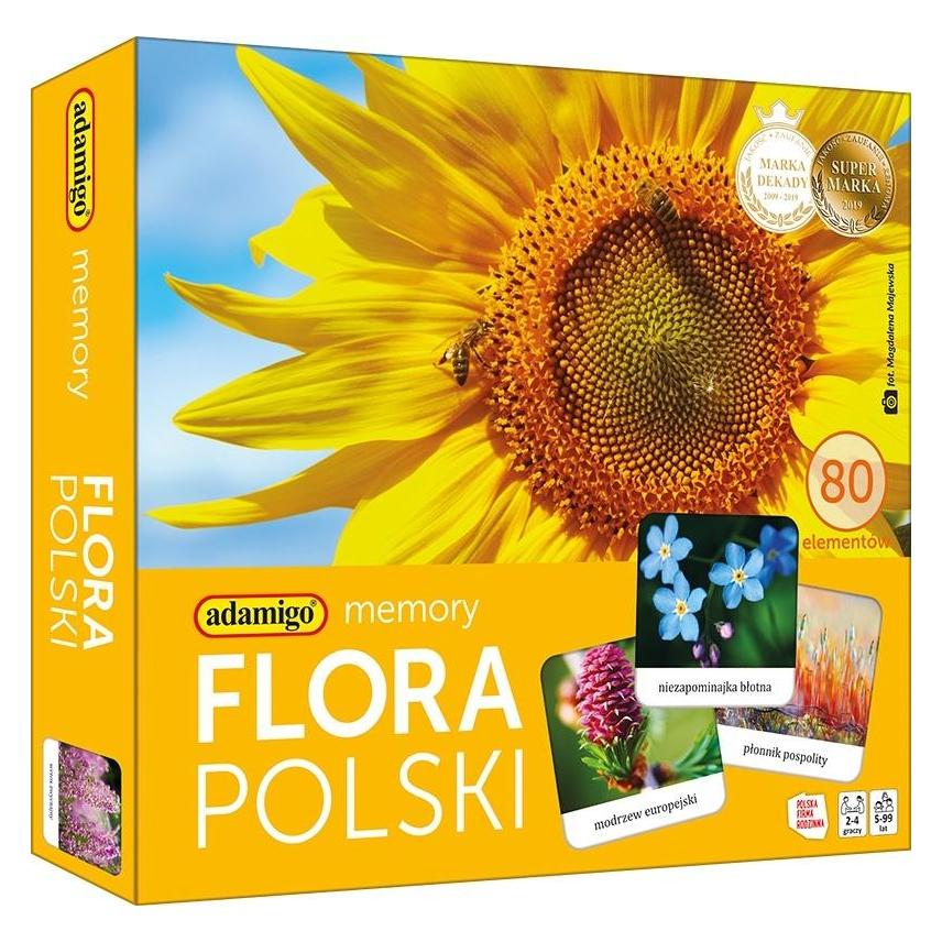 Adamigo Flora polnisches Memory-Spiel (Polnisch) (7851)