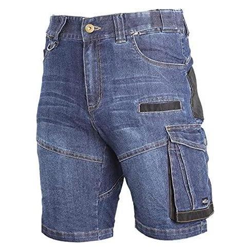 Lahti Pro L40707 Jeans-Arbeitsshorts - Grösse L - CE-zertifiziert - 12 Taschen (L) (41917883)