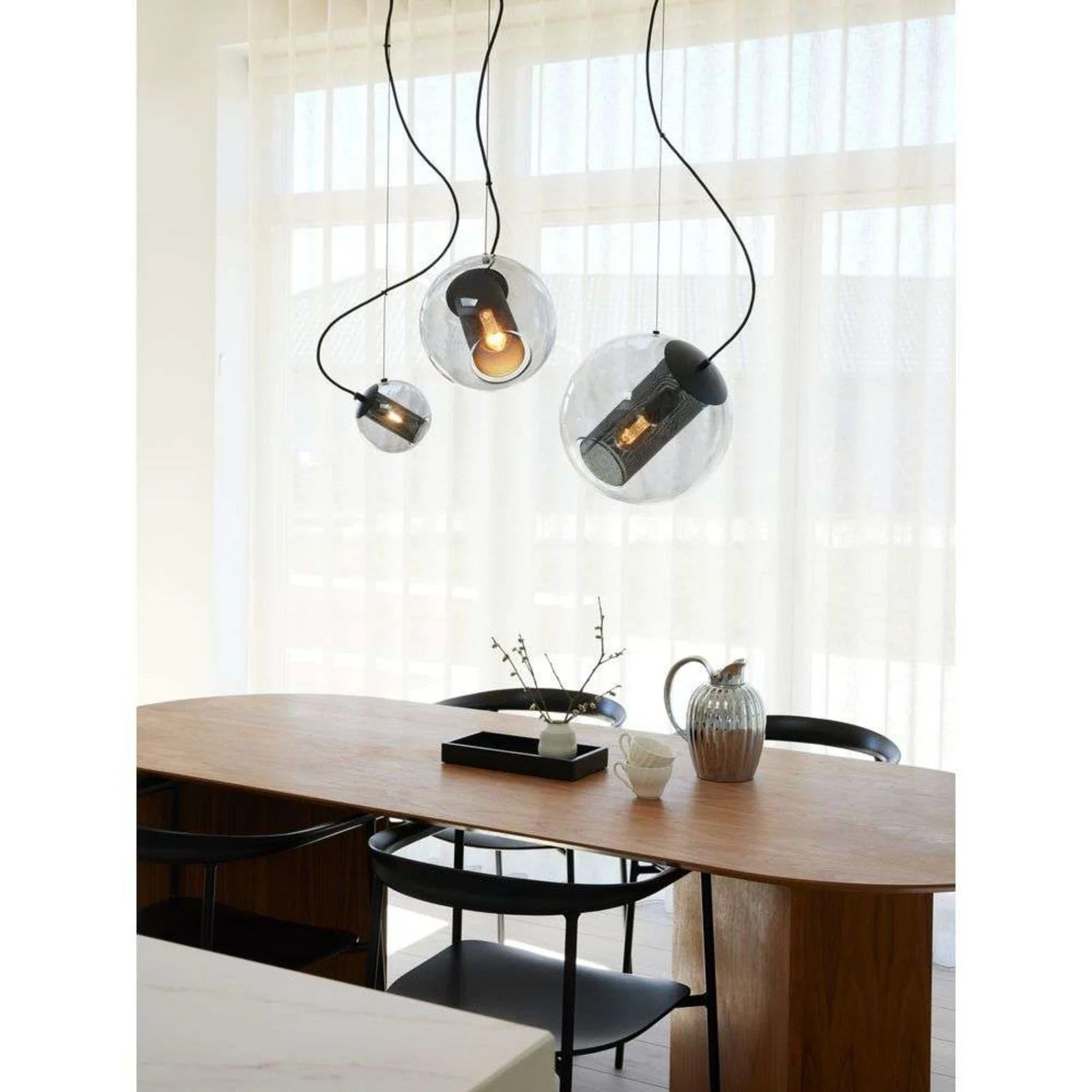 Halo Design Forty-Five Hanglamp Smoke Ø15 cm - Metaal
