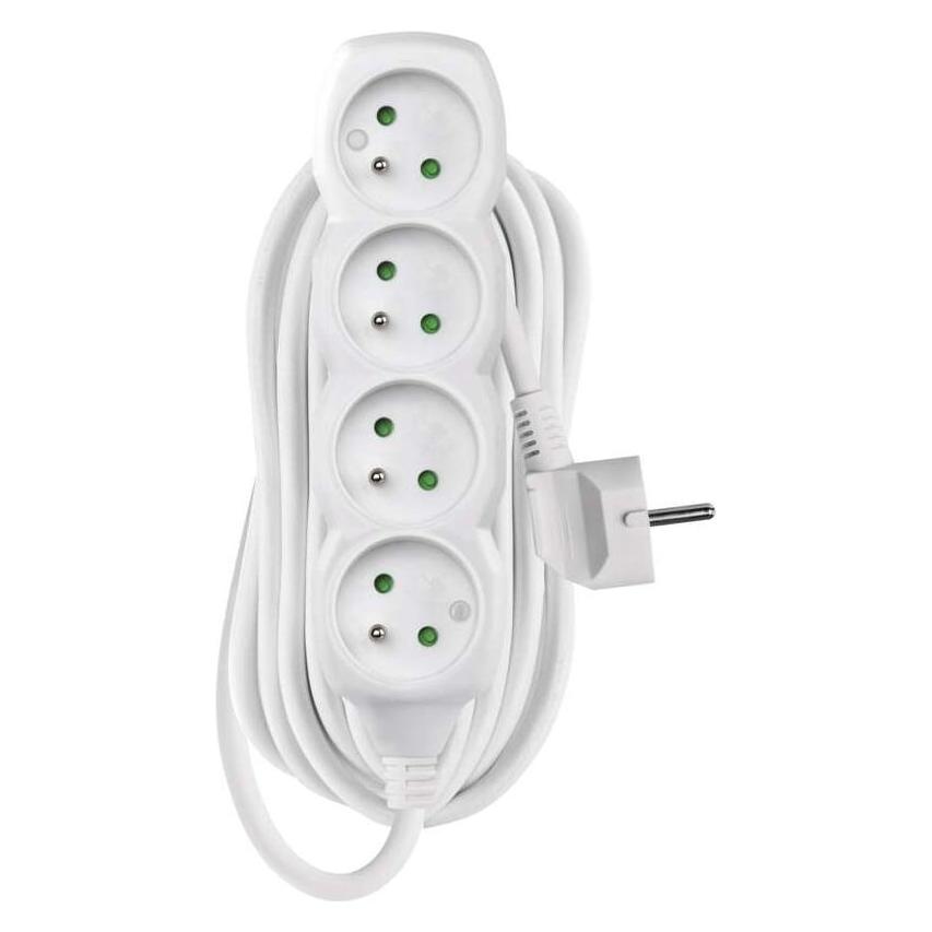 Emos P0417 PRODLUŽKA 4Z 7M 1,0mm2 (7 m, CEE 7/4, CEE 7/5) (43039510)