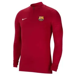 Nike FC Barcelona Strike Langarm-Fussballoberteil dunkelrot S
