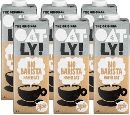 Oatly Bebida de Aveia Barista Bio 6 un x 1 l