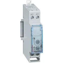 Legrand 004740 Zeitrelais, ansprechverzögertes Relais (analog), Anschlusssp. 12... 230 VAC/DC,1TE