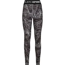 PLEIN SPORT Sportleggings, Größe L in Schwarz 02