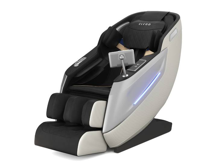 Massagesessel MELLORA SL TRACK schwarz/weiss