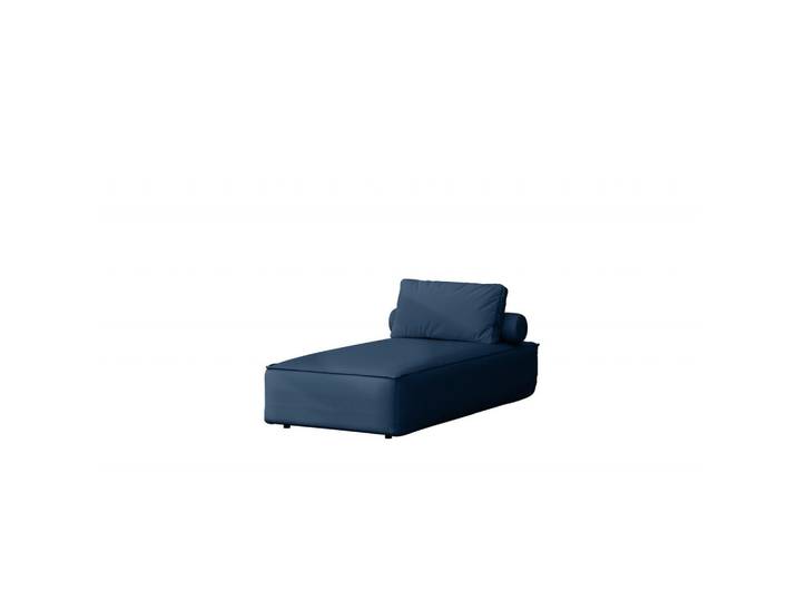 Kaiser Möbel Gartenchaiselongue Liegestuhl Für Den Garten Malibu Marineblau, Blau, Holz, 90x73x194 cm, Gartenmöbel, Gartenliegen