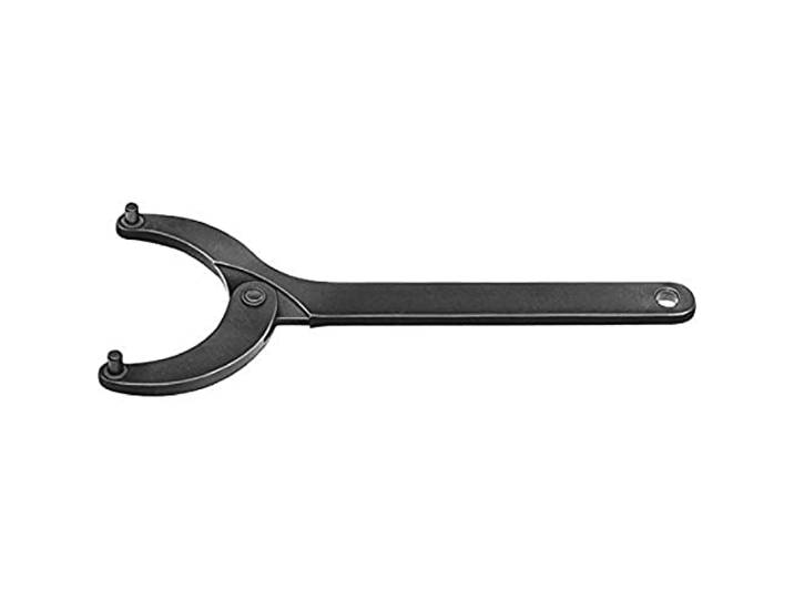 AMF 41046 Clé à ergots articulée\, 18-40 mm/4 mm\, Noir