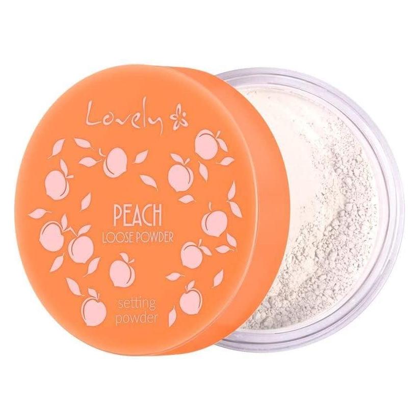 Lovely Peach Setting Powder (Peach, Transparent) (5901801681021)