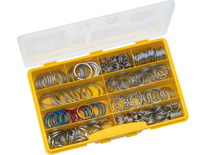 WEDO Metall-Schlsselringe\, 300er Sortimentskasten